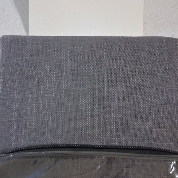 Allen+Roth Set of 2 Solid Gray Light Filtering Curtain Panels 50"x84" - Picture 11 of 11